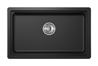 Мойка кухонная Granula Kitchen Space 7303U, ЧЁРНЫЙ